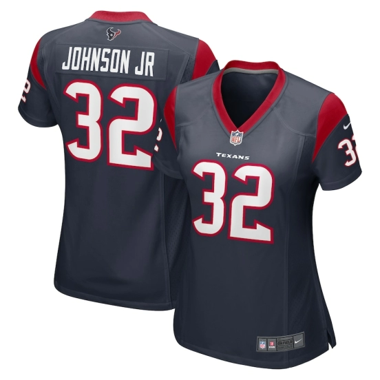 Women's Lonnie Johnson Jr. Navy Player Limited Team Jersey