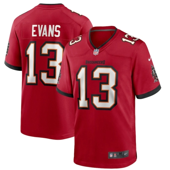 Men's Mike Evans Red Player Limited Team Jersey