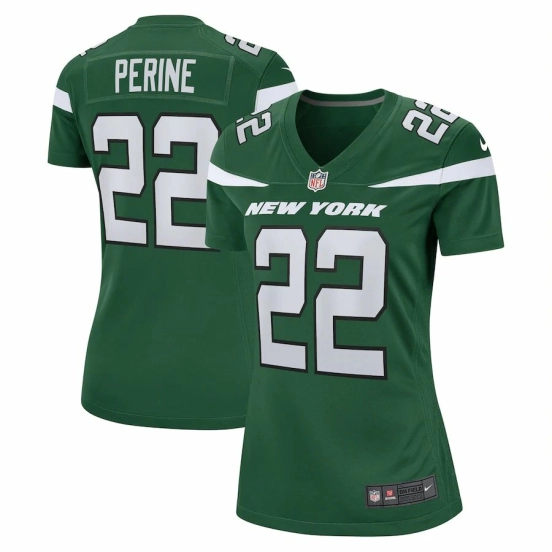 Women's La'Mical Perine Gotham Green Player Limited Team Jersey