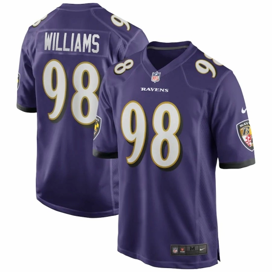 Men's Brandon Williams Purple Player Limited Team Jersey