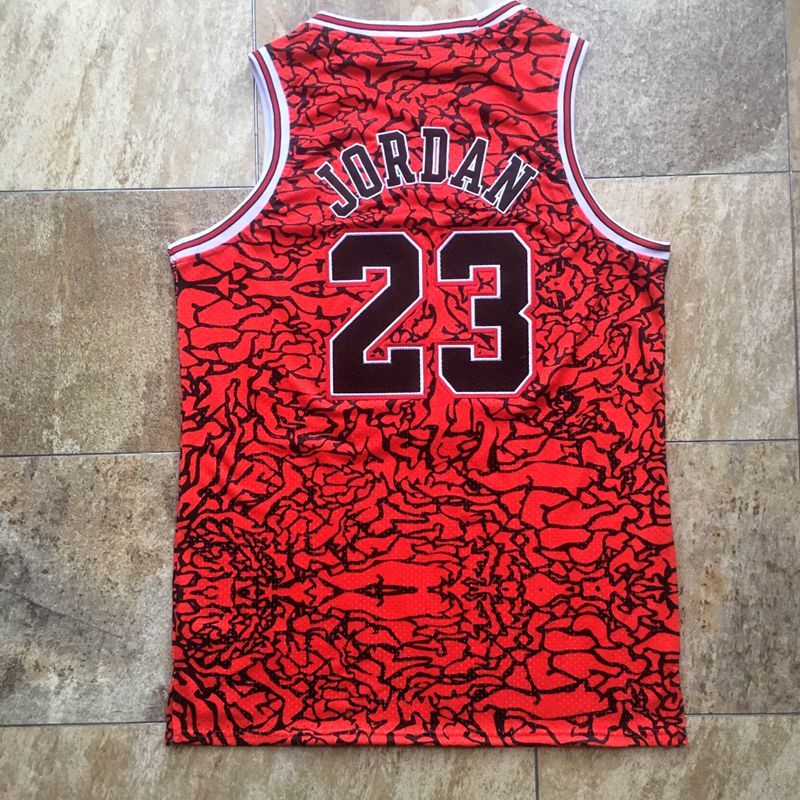 Men's Michael Jordan Red Retro Classic Team Jersey