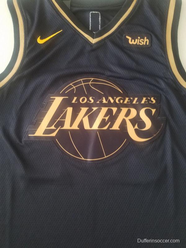 Kobe Bryant 24 Black Golden Edition Jersey