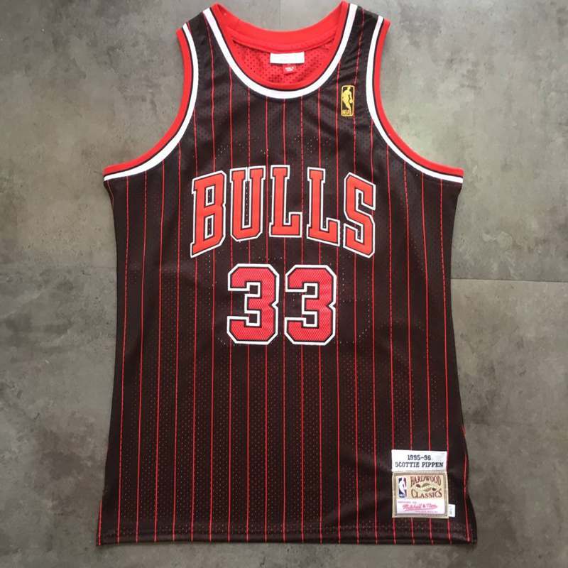 Men's Scottie Pippen Black Retro Classic Team Jersey