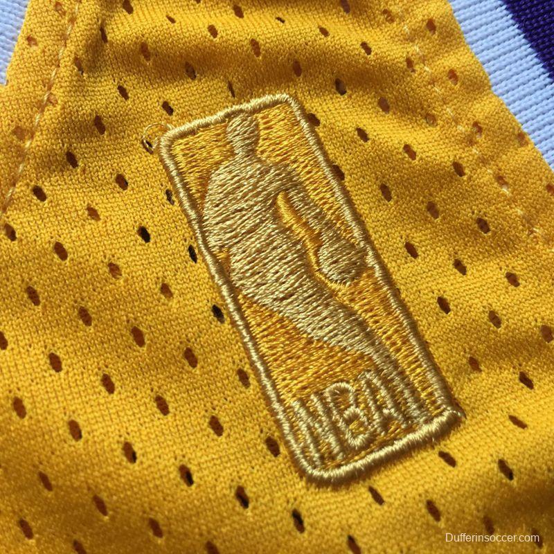 Men's Kobe Bryant Yellow Retro Classic Team Jersey