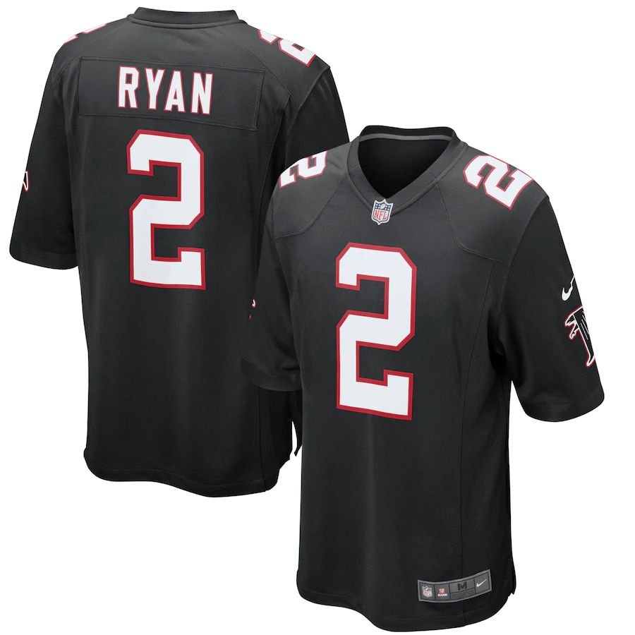 Men's Matt Ryan Black Alternate Player Limited Team Jersey
