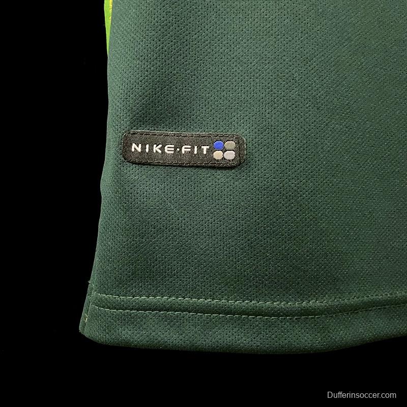 Retro 1998 Brazilian Goalkeeper  Jersey