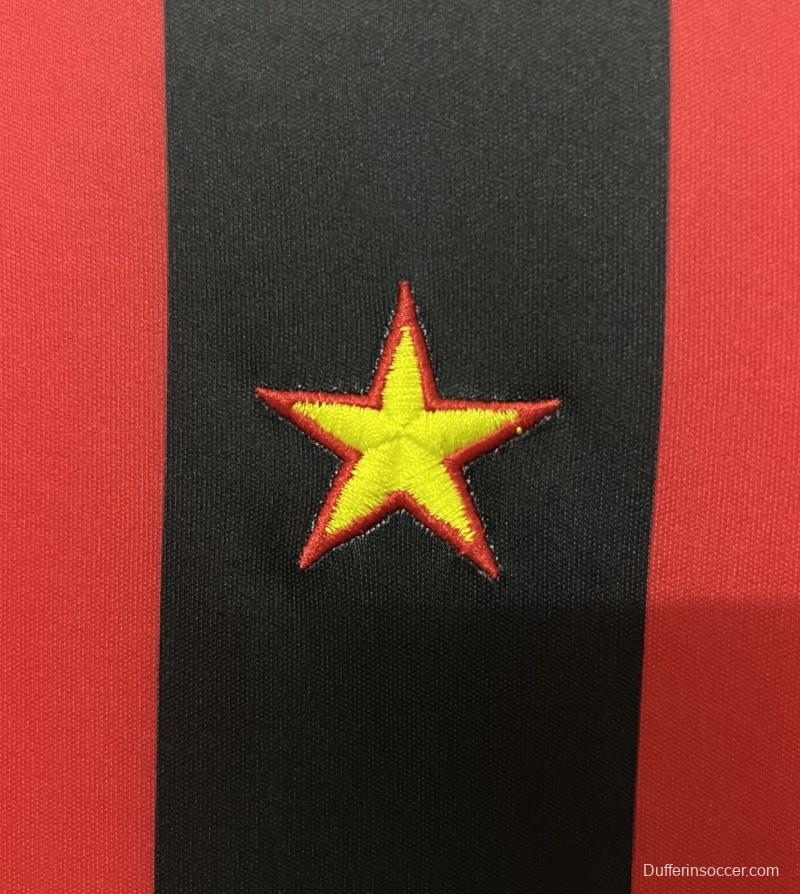 Retro 90/91 AC Milan Home Soccer Jersey