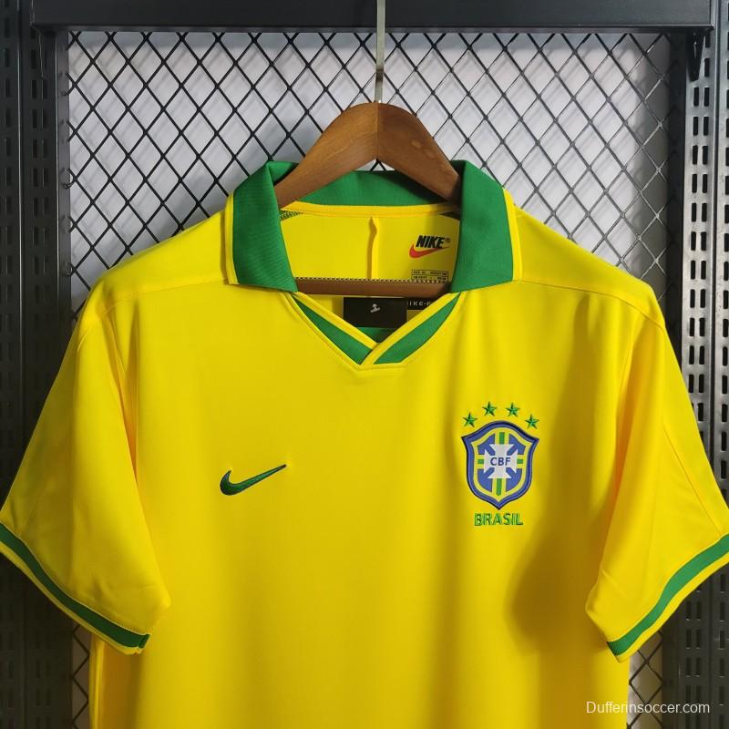 Retro 1997 Brazil Home Jersey