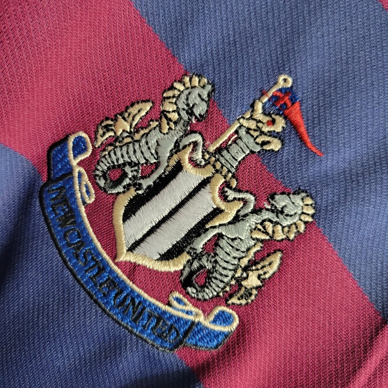 Retro1995-96 Long Sleeve Newcastle Away Soccer Jersey