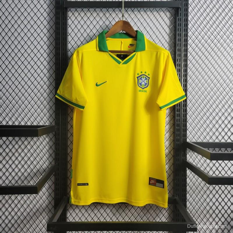 Retro 1997 Brazil Home Jersey