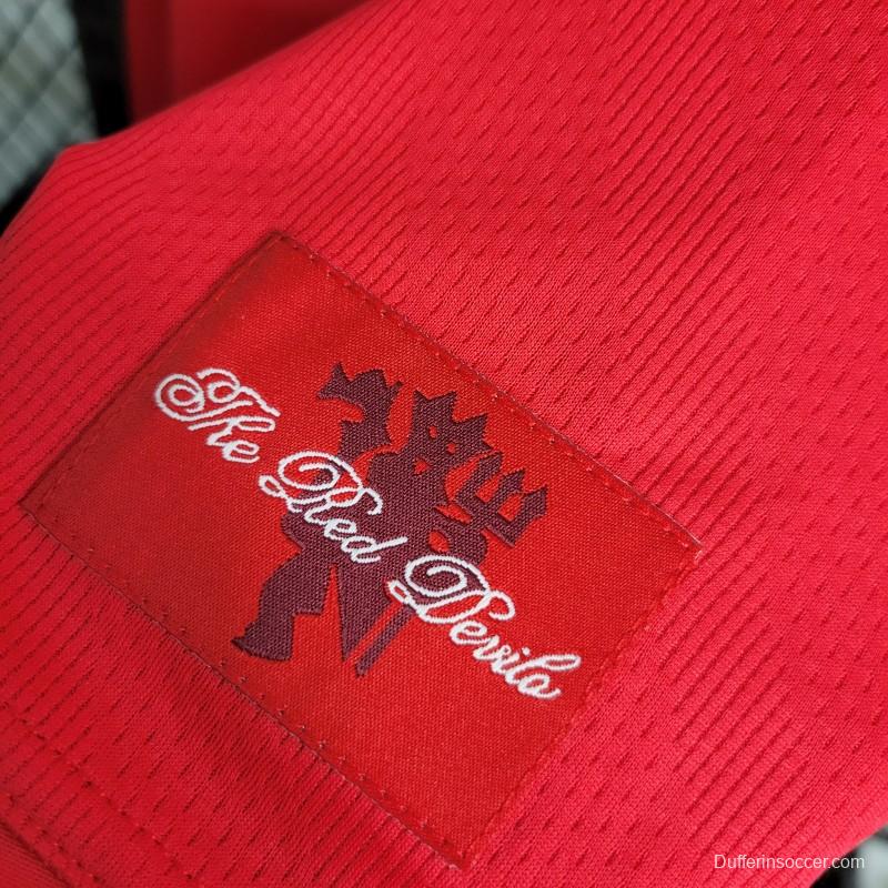 Retro 07-08 Manchester United Home Premier League Jersey