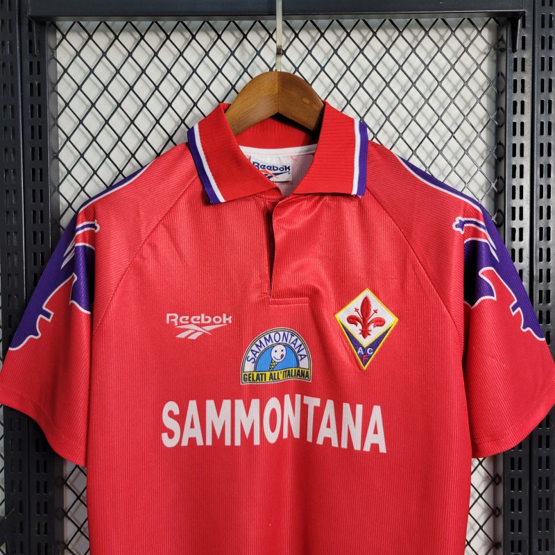 Retro 95-96 Fiorentina Third Red Jersey