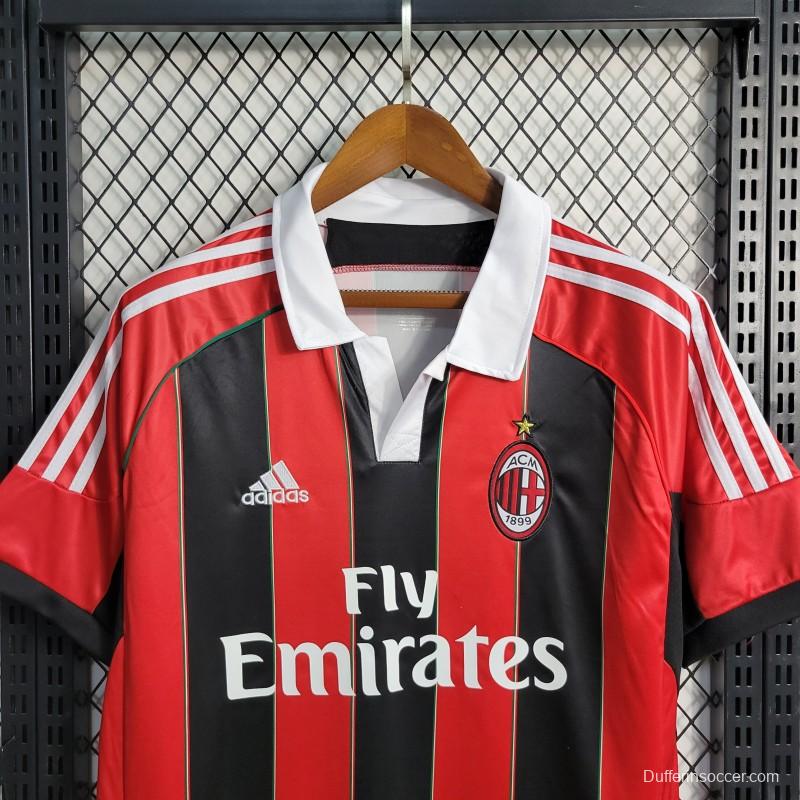 Retro 12-13 AC Milan Home Soccer Jersey