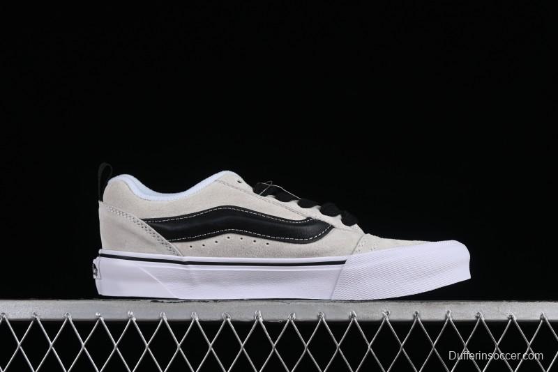 Vans Classics Knu Skool Retro Sneakers with Thick Tongue and Oversized Toe - VN0009QC02Y