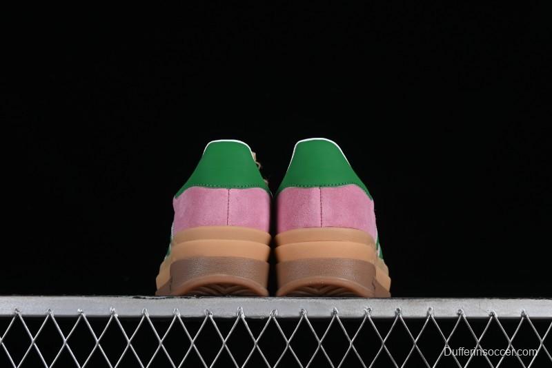 Adidas Originals Gazelle Bold Low-Top Sneakers with Thick Sole for Casual Wear - IE0420