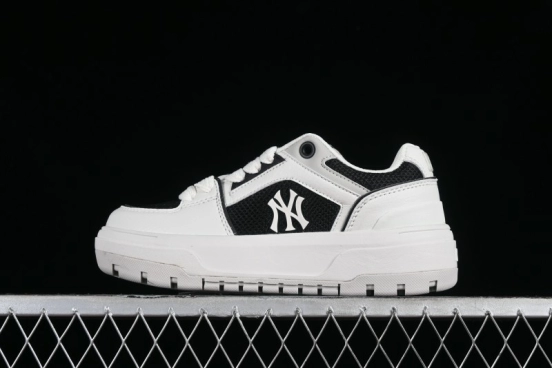 New York Yankees MLB Chunky Liner Wide Platform Sneakers with 6cm Height Increase - 3ASXCLW4N50BKS