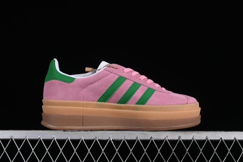 Adidas Originals Gazelle Bold Low-Top Sneakers with Thick Sole for Casual Wear - IE0420