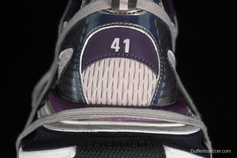 Balenciaga Phantom Sneaker 10th Generation Lace-Up Running Shoes with Transparent Heel Strap - W3XL51269