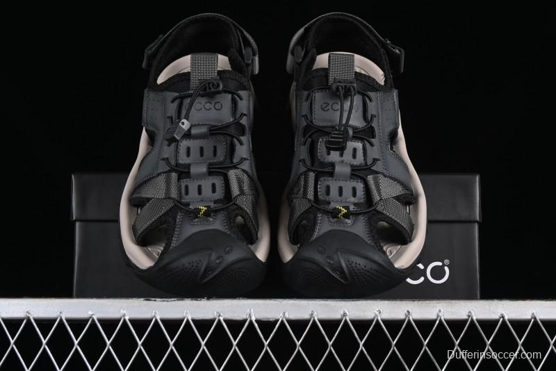 ECCO New Terrain Series Outdoor Closed-Toe Sandals Water Shoes with Breathable Design - 63890301002