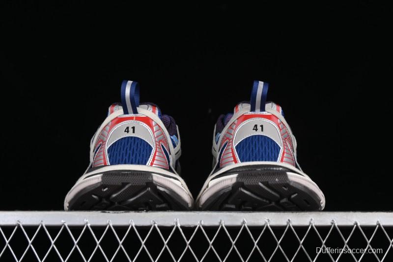 Balenciaga Phantom Sneaker 10th Generation Lace-Up Running Shoes with Transparent Heel Strap - W3XLL0525