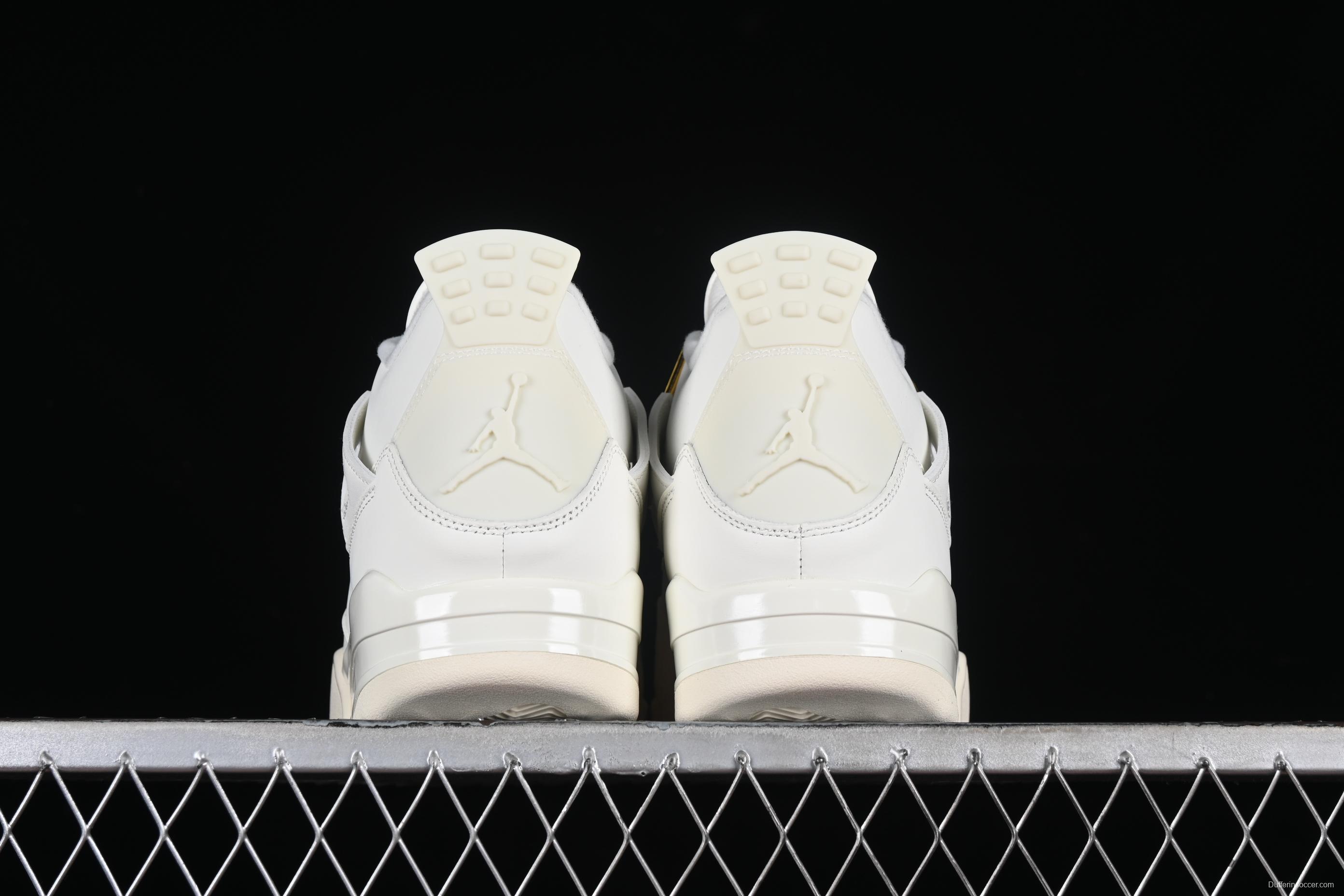 Nike Air Jordan 4 Retro Metallic Gold Basketball Shoes - AQ9129-170