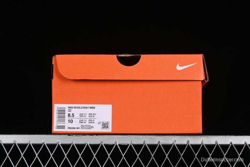 Nike Revolution 7 Wide Low-Top Running Shoes with Breathable Mesh and Durable Cushioning - FB2207-100