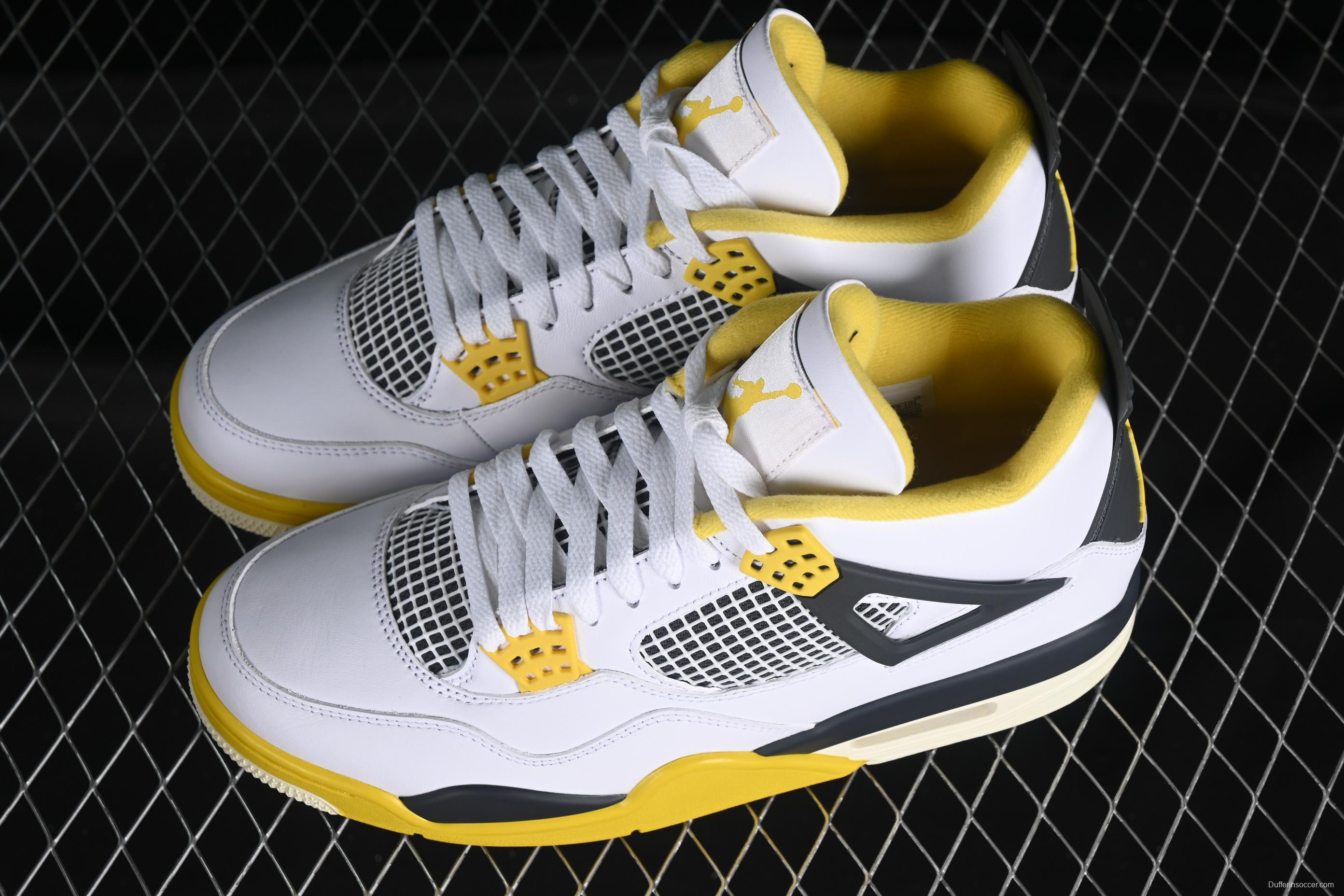 Nike Air Jordan 4 Retro Vivid Sulfur Sneakers - AQ9129-101