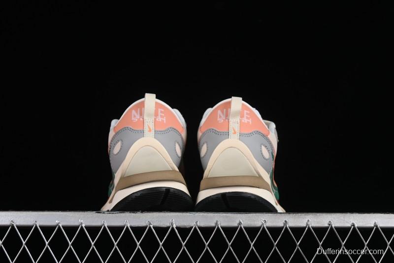 Nike Sacai VaporWaffle 3.0 Deconstructed Sneakers with Overlapping Swoosh and Dual Tongue - DD1875-107