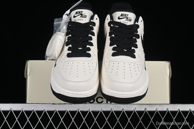 Nike Nocta x Nike Air Force 1 '07 Low Casual Sneakers with 3M Reflective Details and Full-Length Air Cushion - NO0224-023