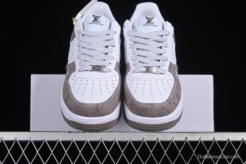 Nike Air Force 1 '07 Low Custom Casual Sneakers with Full-Length Air Cushion - CW2288-111