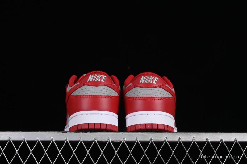 Nike SB Dunk Low Grey Red Colorway Low-Top Casual Skateboarding Shoes - CW1590-0002