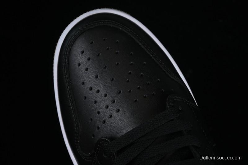 Nike Air Jordan 1 Low Golf Shoes Black Snake Pattern - DD9315-005