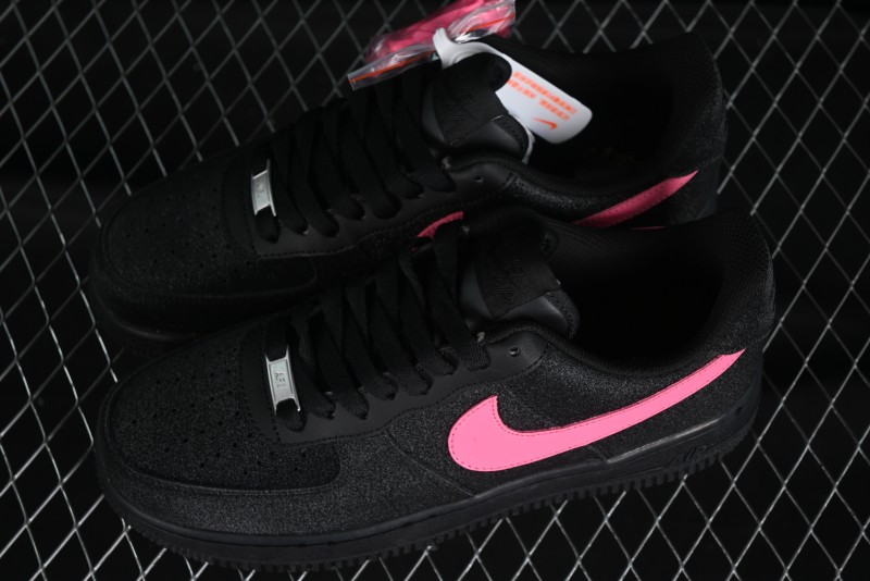 Nike Air Force 1 '07 Low Casual Sneakers in Black Starry Sky - CW2288-015
