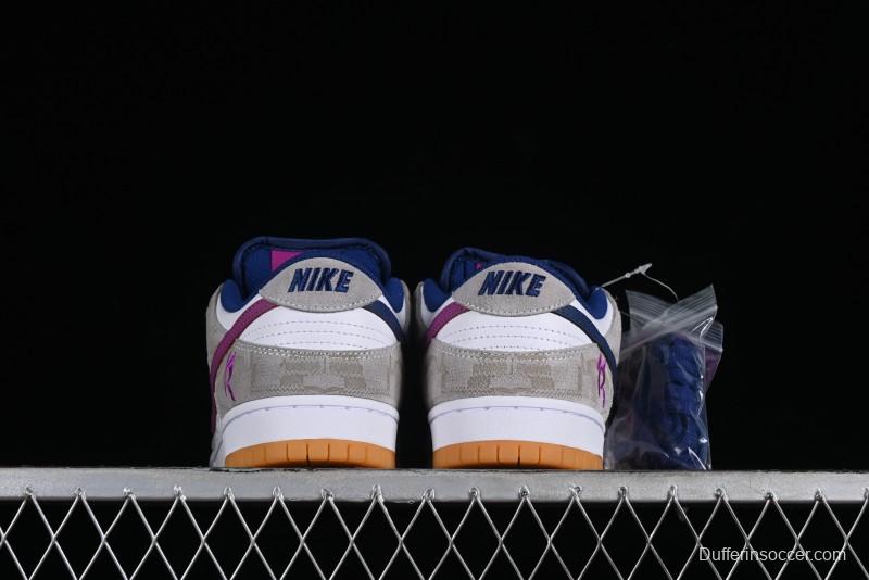 Nike SB Dunk Low Rayssa Leal Pro Skate Shoes with Colorful Smiley Laces - FZ5251-001