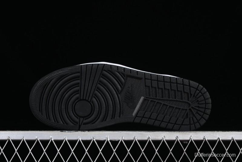 Nike Air Jordan 1 Low AJ1 Black Grey Red Hook Low-Top Culture Basketball Shoes - DC0774-062