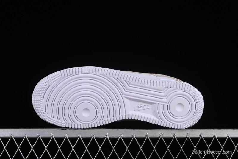 Nike Air Force 1 '07 Low Custom Official Hot-Sale Anime Theme Gradient Yellow Swoosh Casual Sneakers - FN0366-104