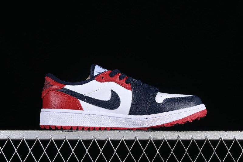 Nike Air Jordan 1 Low Golf Shoes Black Toe - DD9315-113