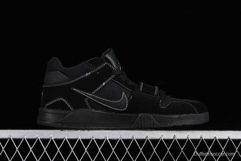 Nike Travis Scott x Jordan Cut The Check AJ1 Basketball Shoes with Velcro Strap - DR9317-001