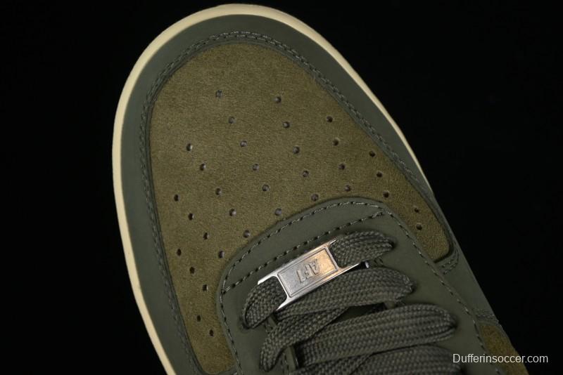 Nike Air Force 1 '07 Low LV Collaboration - Military Green Casual Sneakers - BA8806-223