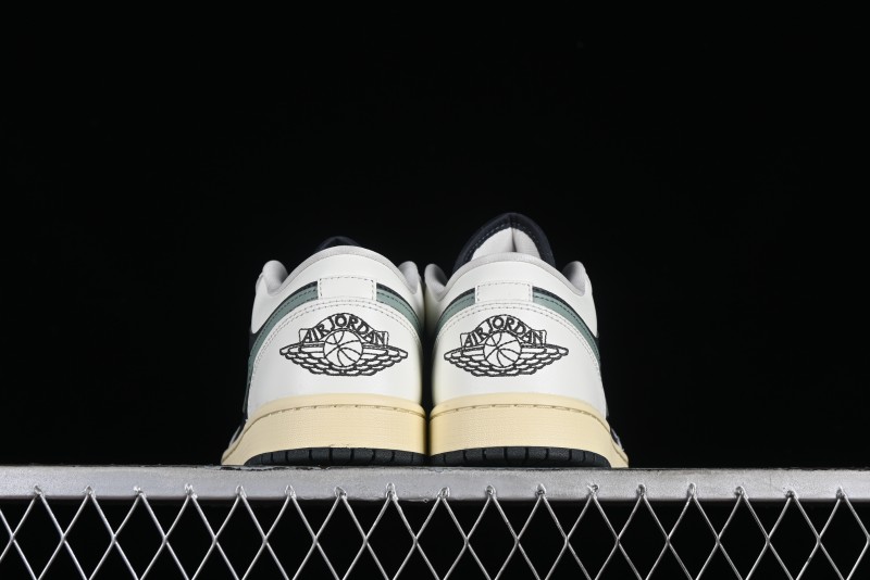 Nike Air Jordan 1 Low AJ1 Black Green Casual Sneakers - DC0774-001