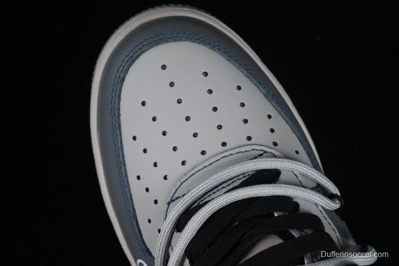 Nike Air Force 1 '07 Low Custom Strap Casual Sneakers with Kaws Collaboration - KS6869-333