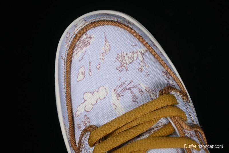 Nike SB Dunk Low Premium "Pastoral Print" Skateboarding Shoes - FN5880-001