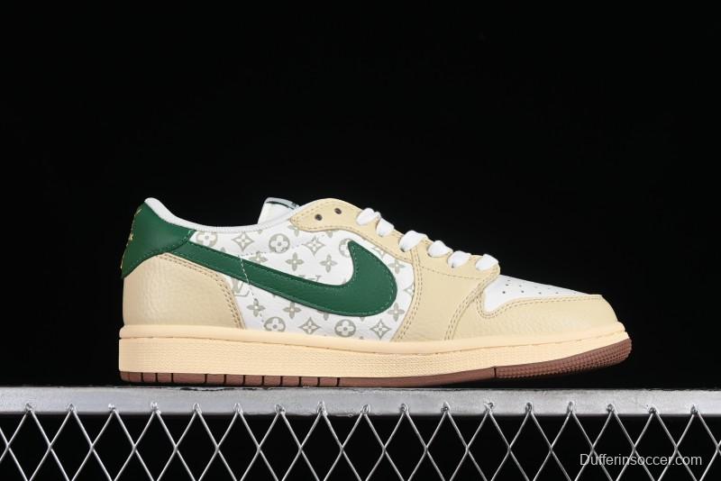 Nike Air Jordan 1 Low OG SP Travis Scott x Fragment Design Collaboration Sneakers - LX1988-300