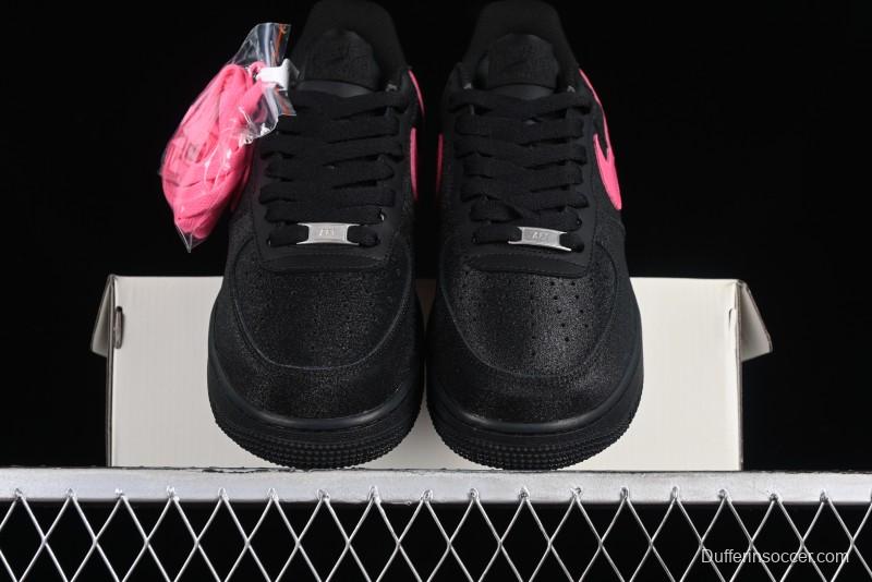 Nike Air Force 1 '07 Low Casual Sneakers in Black Starry Sky - CW2288-015