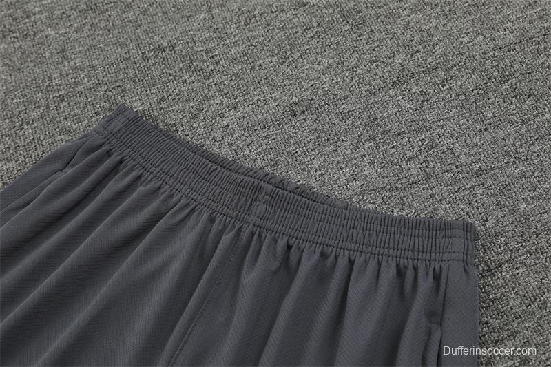 24/25 PSG Grey Short Sleeve Jersey+Shorts