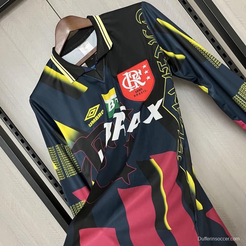 Retro1997/98 Flamengo Black Goalkeeper Long Sleeve Jersey