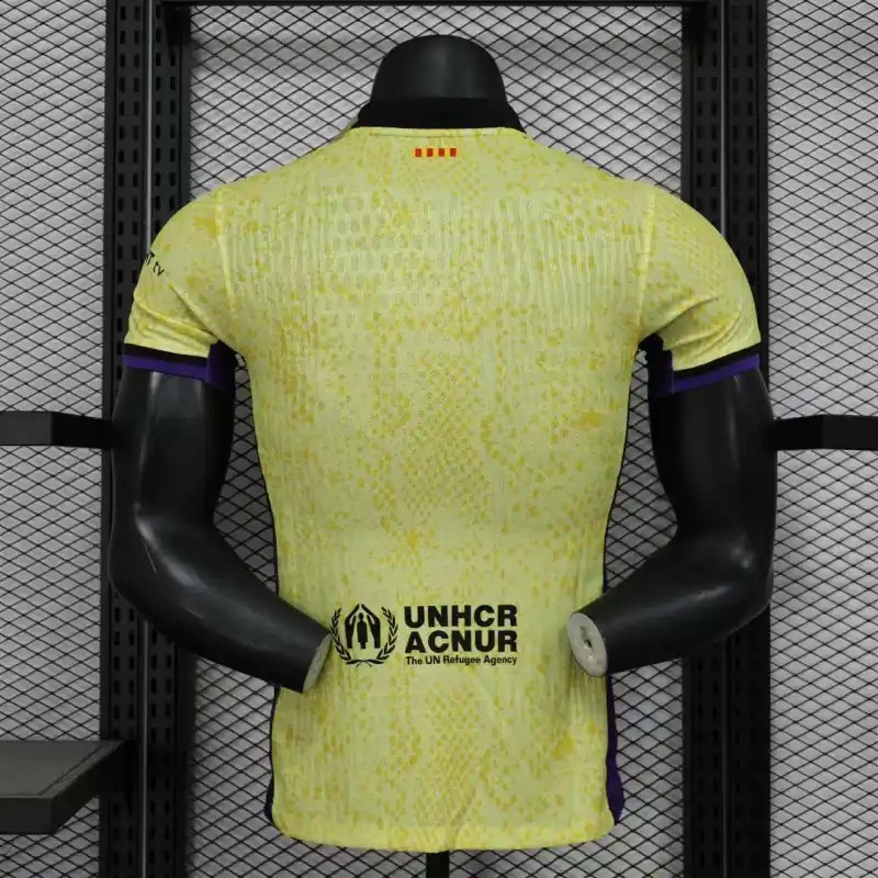 25/26 Player Version Barcelona Yellow 125Th Anniversary Jersey