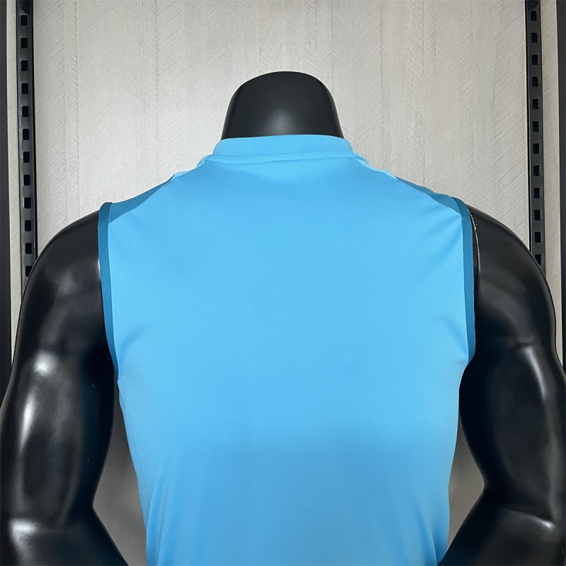 25/26 Flamengo Training Jersey Wear Light Blue Vest Jersey S-XXXXL