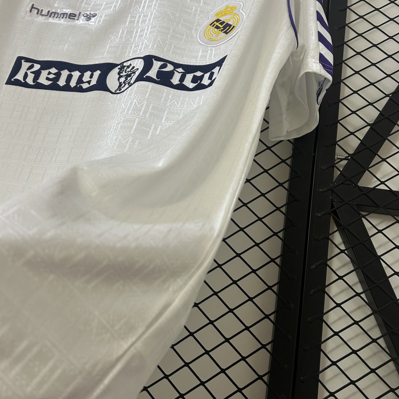 89/90 Retro Real Madrid Home Jersey