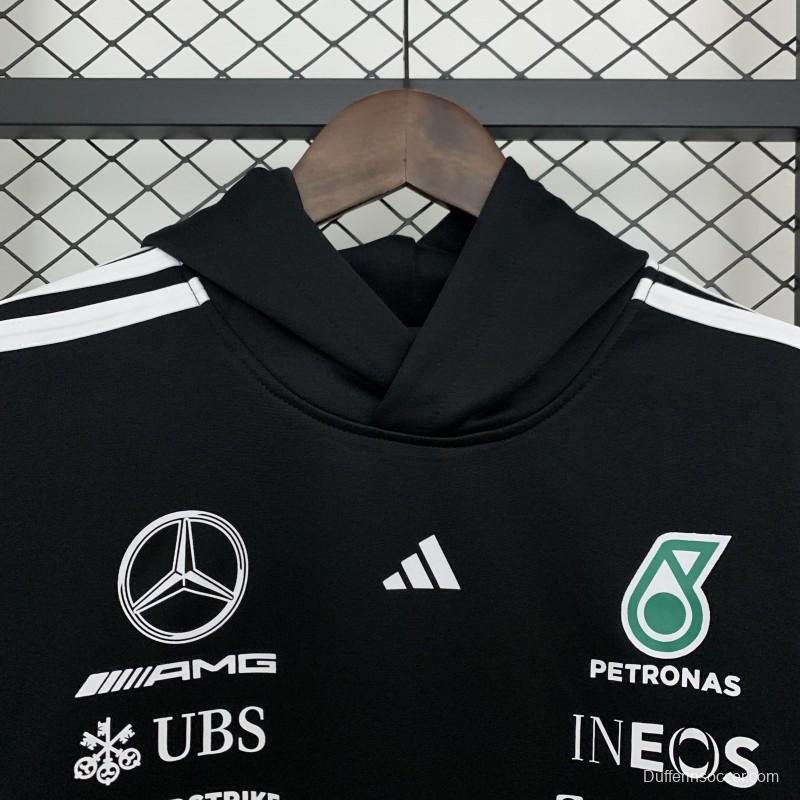 2025 F1 Formula AMG Black Hoodie